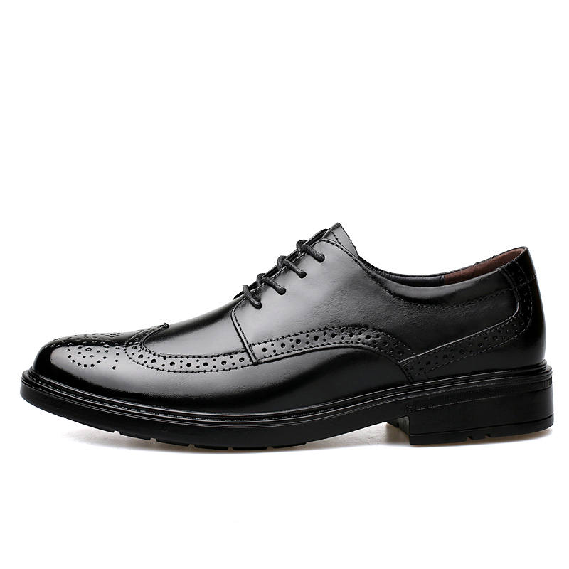 YIMINU Dress Shoes Men's Low Top Black