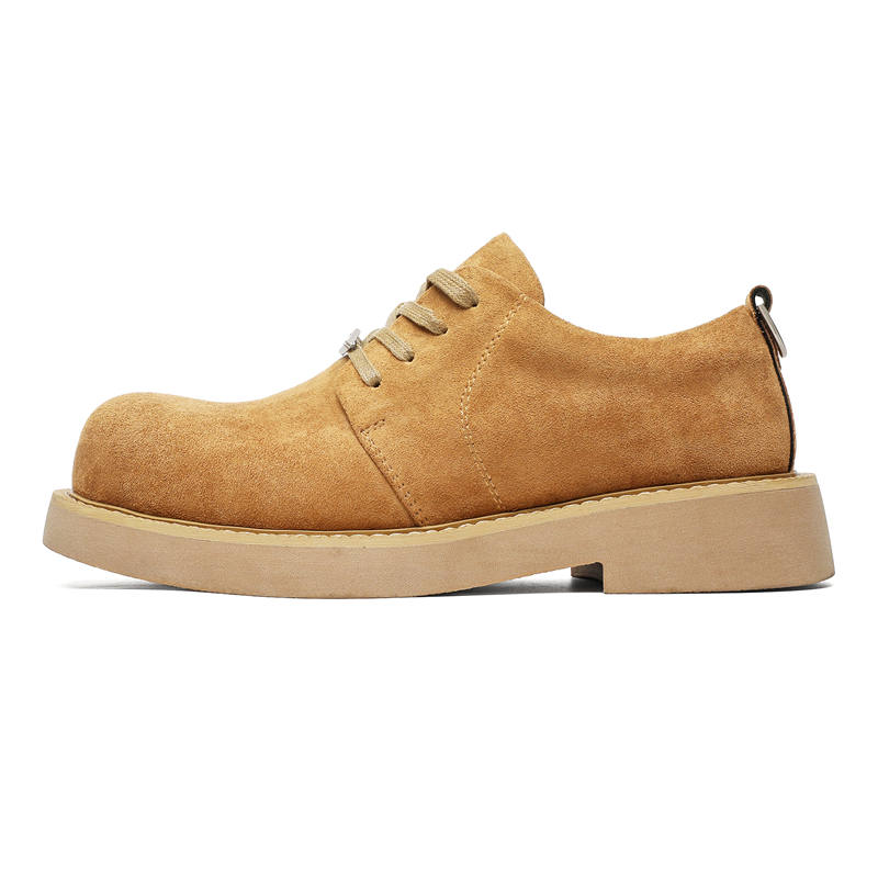 LUOMAIKE Suede Casual Shoes Men's Brown