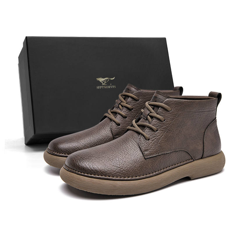 SEPTWOLVES SEPTWOLVES Short Mid Calf Combat Boots Men's