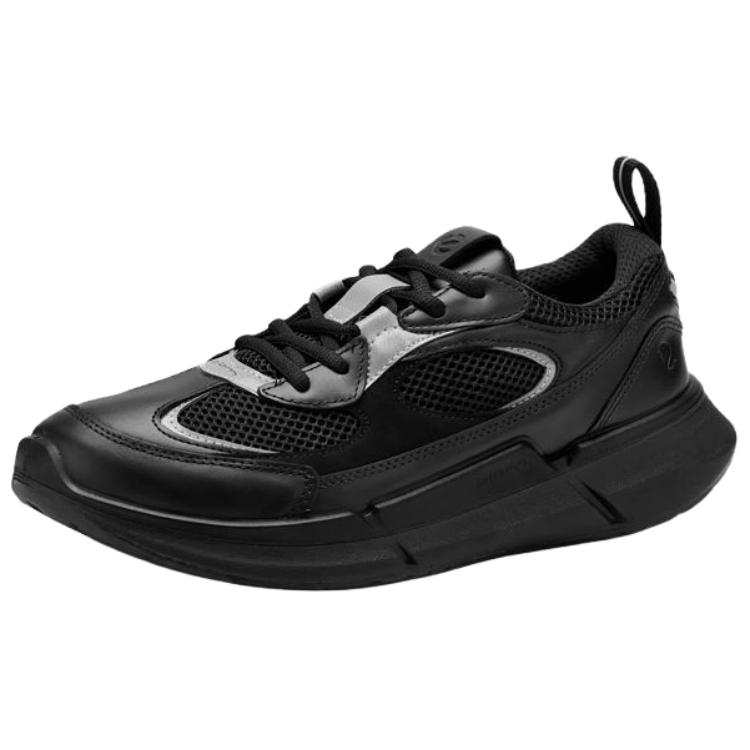 Ecco Ecco Walking Shoes 2.2 Cow Leather Low top Running Shoes Men's Black