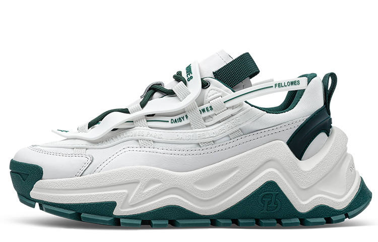 Daisy Fellowes Devil 1 Chunky Sneakers Unisex White Green