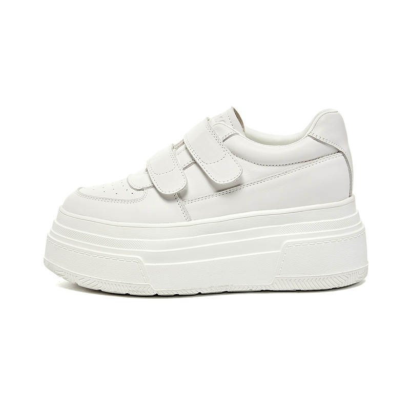 HARSON Cow Leather Low top Casual Shoes Women's White