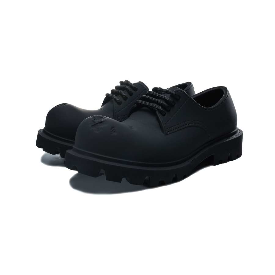 Glitter Focus Derby Shoes Unisex Ink Black