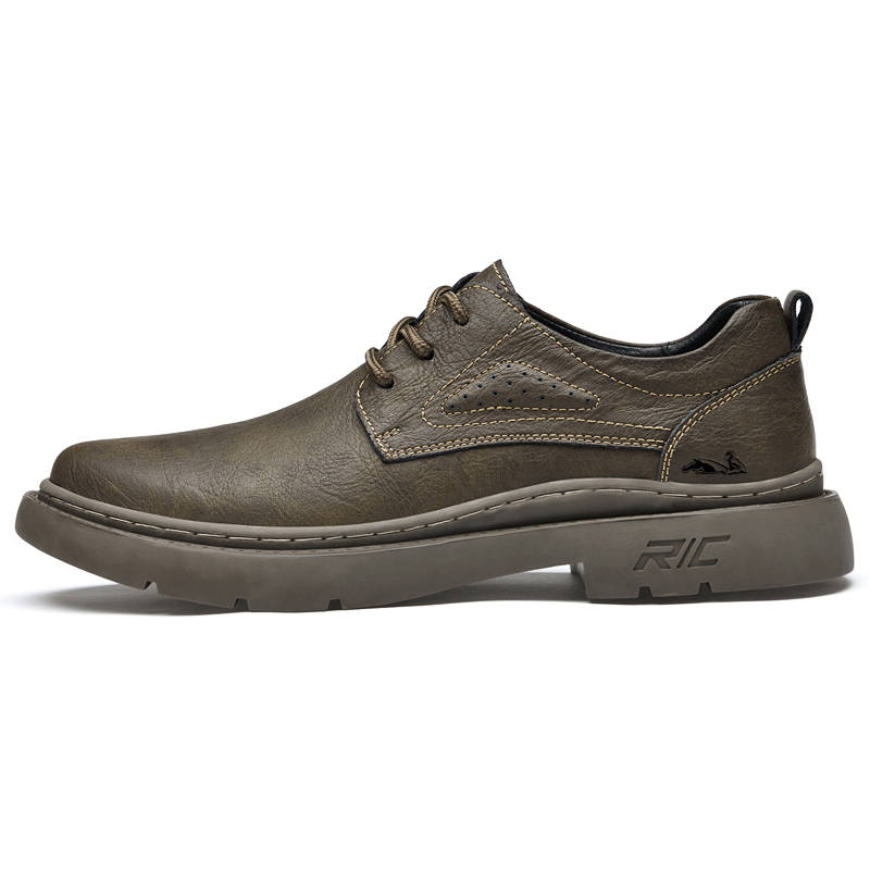 YINGLUNQISHI Casual Shoes Men's Khaki