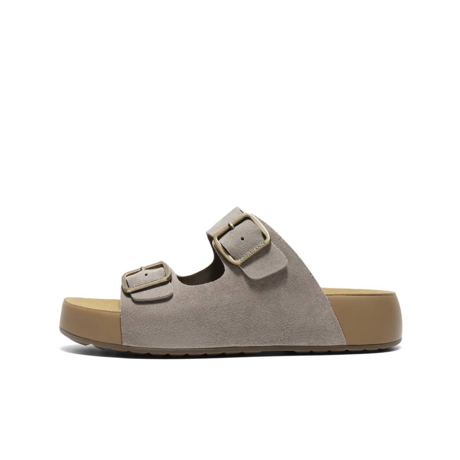 BELLE BELLE Slide Slippers Men's Brown, Gray
