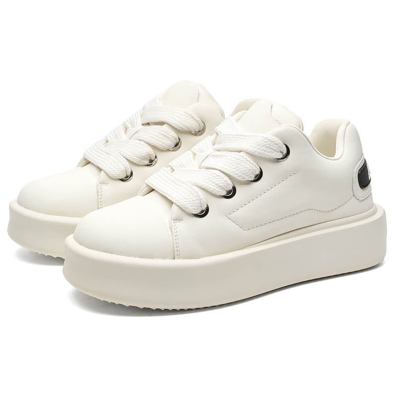 MODENGPAN MODENGPAN Cow Split Leather Breathable Low top Skateboard Shoes Unisex