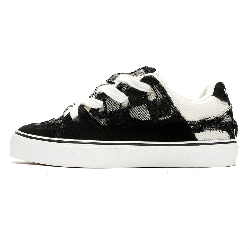 Medd Medd Skateboard Shoes Unisex Low Top Black/Light Blue