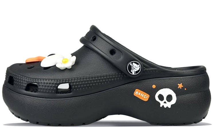 Crocs Crocs Classic Platform Clog Clogs Women's Black