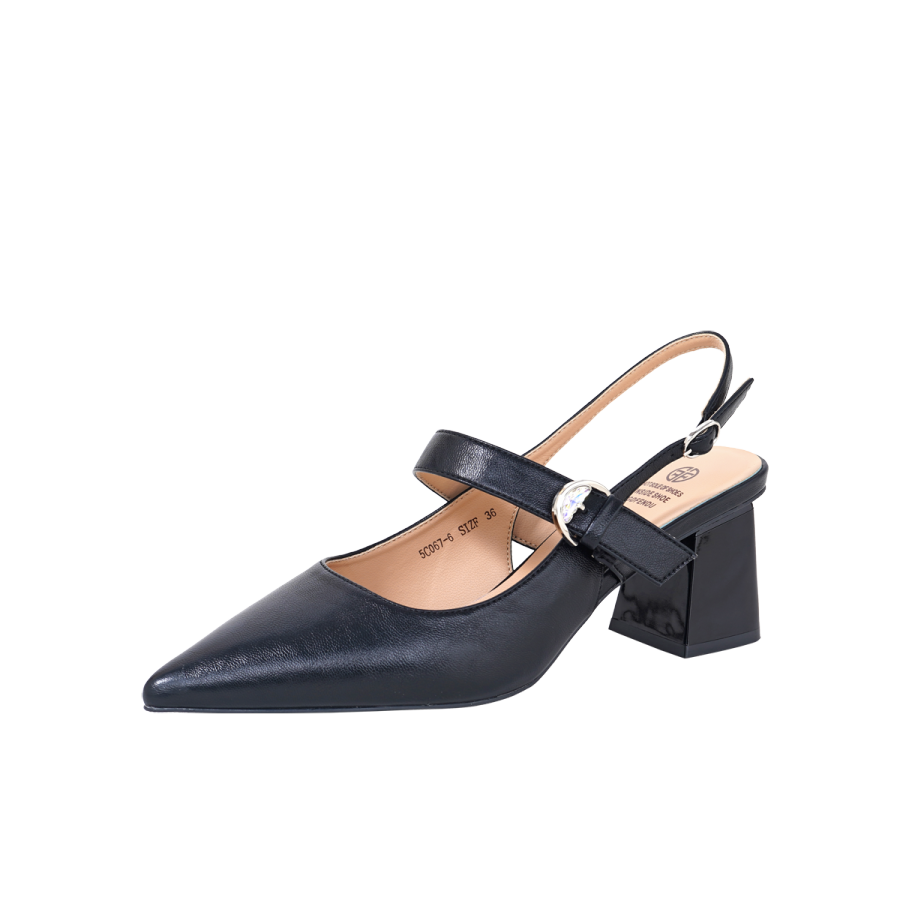 GUDIANFENGDU Pu Chunky Heel High Heels 6CM Women's
