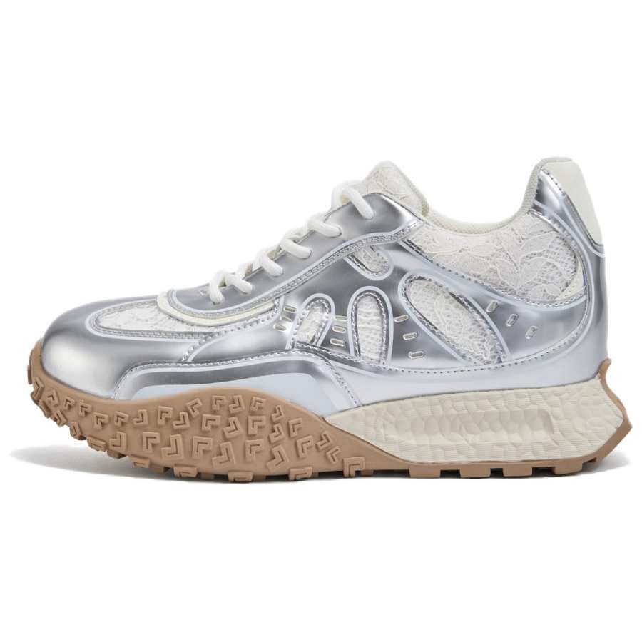 ZGR Synthetic Leather Cushioning Height Increasing Low top Casual Shoes Women's