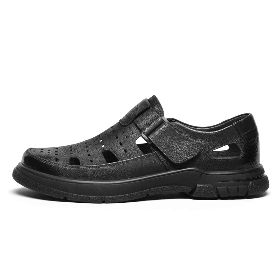 VOLO Closed Toe Shoes Sandal Men's Black