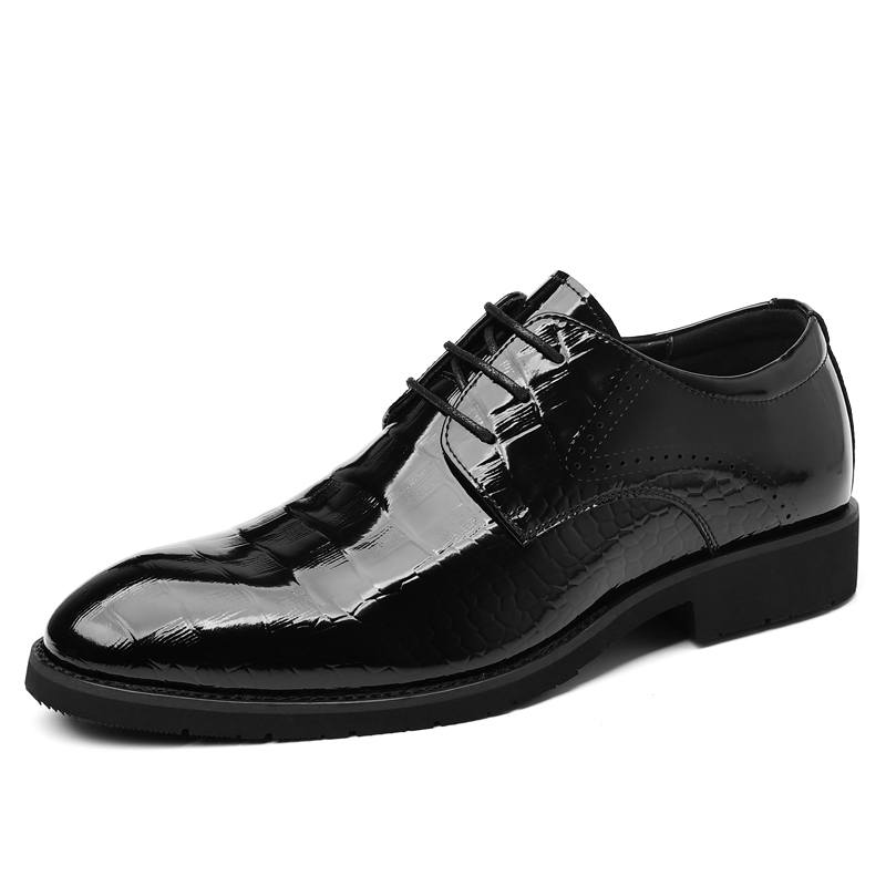 POPULAR ROUSE PR Pu Dress Shoes Men's Black