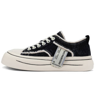 Ghost Mask Denim Lightweight And Breathable Low top Skateboard Shoes Men's