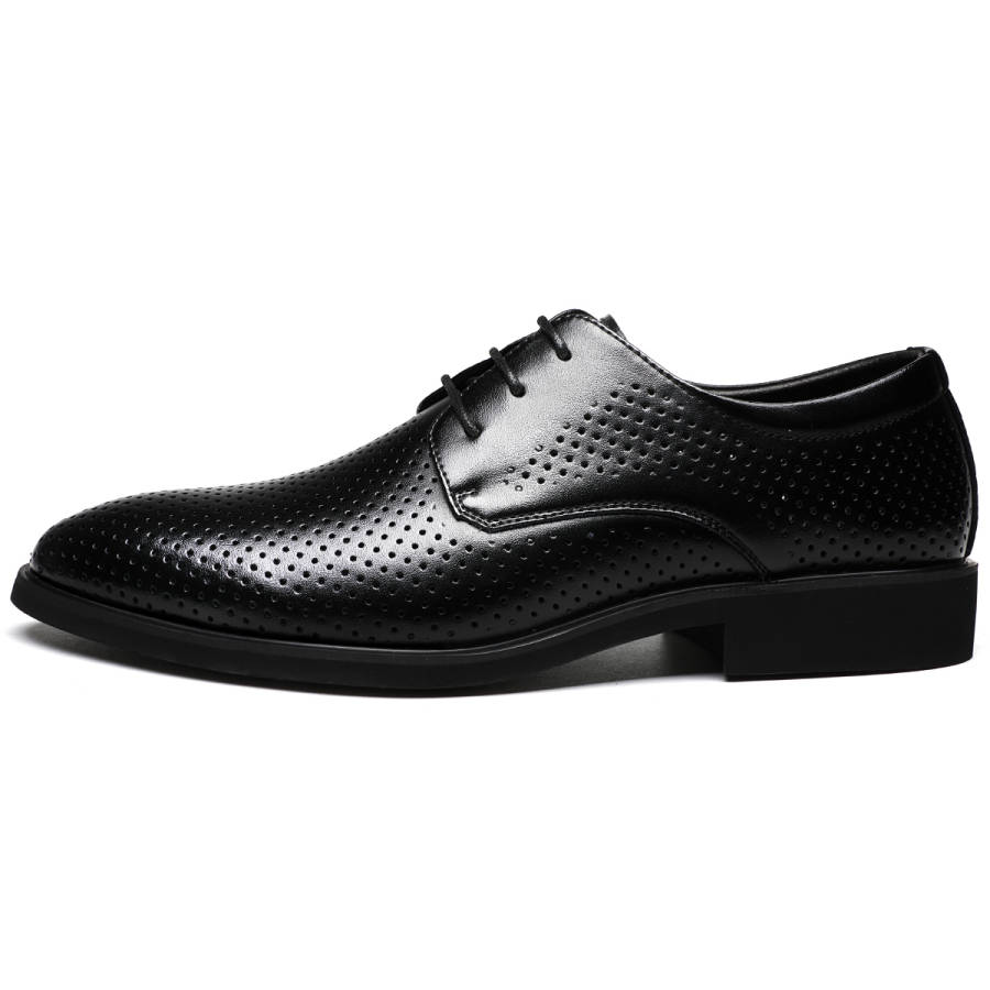FAPAI Dress Shoes Men's Low Top Black/Brown