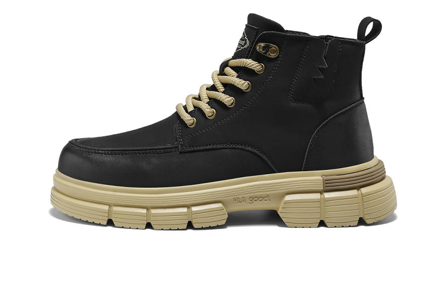 HLA HLA Combat Boots Men's Earth Yellow, Black