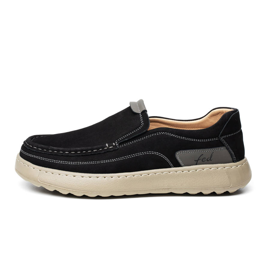 FED FED Casual Leather Shoes Men's Low Top