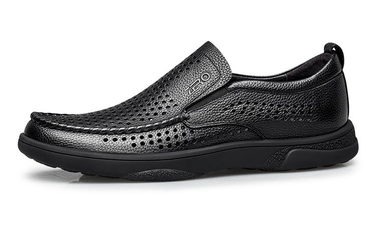 ZRO Casual Leather Shoes Men's Black