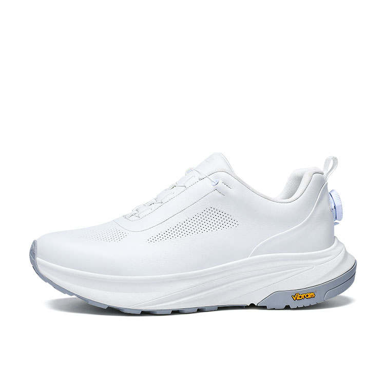 U7 Top Grain Cow Leather Low top Casual Shoes Men's White