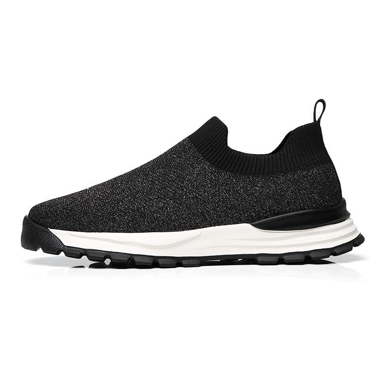 Devanro Devanro Fabric Breathable Low top Casual Shoes Men's Black