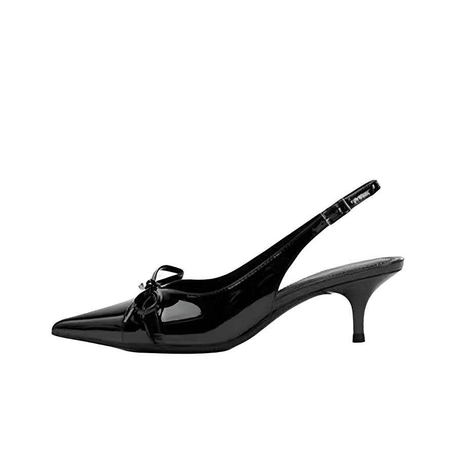 Alxnan High Heels Women's Black, Burgundy