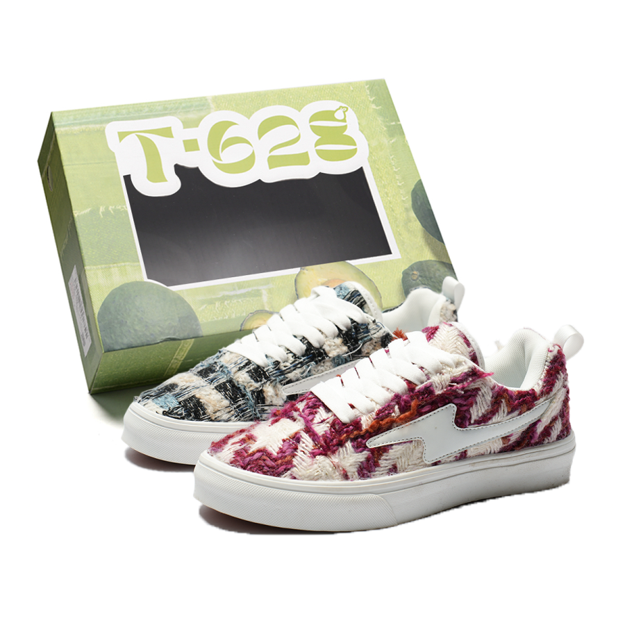 T628 Slip Resistant, Abrasion Resistant, Lightweight Low top Skateboard Shoes Unisex