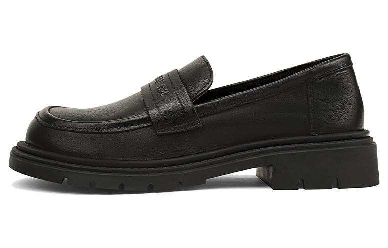 OCCAMAN Women's Casual Shoes Women's Low Top Black/Beige
