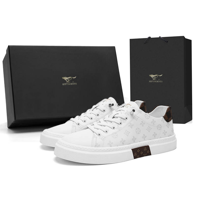 SEPTWOLVES Slip Resistant, Abrasion Resistant, Lightweight, Height Increasing Low top Skateboard Shoes Men's