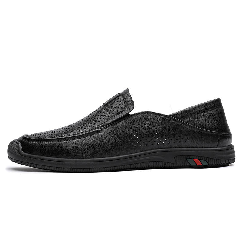 Spider King Cow Leather Casual Shoes Men's Black