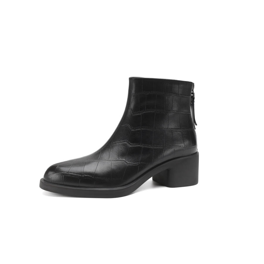 Safiya Cow Leather Ankle Boots 5.3CM Women's