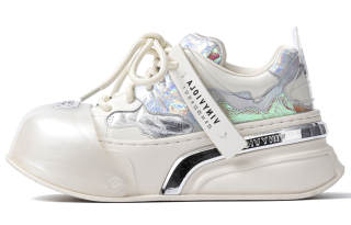 VINYVIOLA Cow Leather Low top Skateboard Shoes Women's