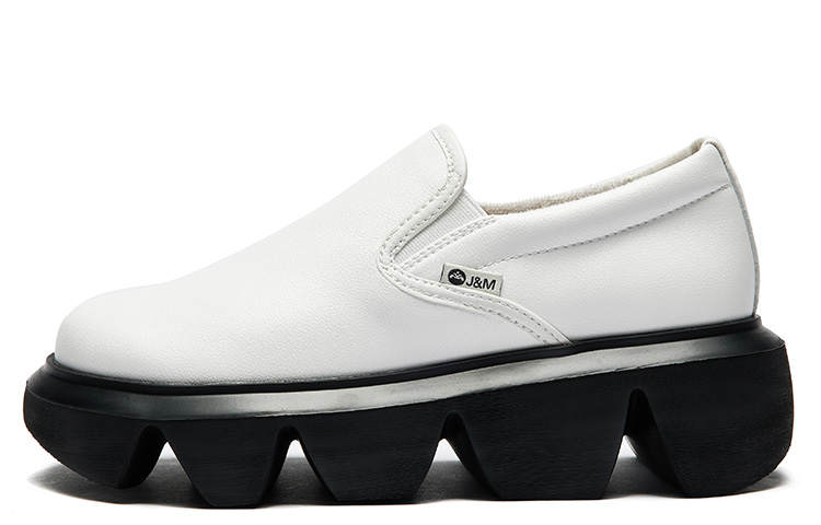 Joy&Mario Joy&Mario Fabric Platform Shoes Women's White