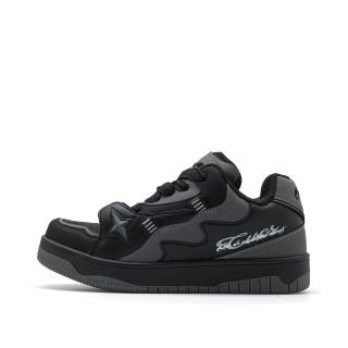 CUCS Black Warrior Microfiber Leather Slip Resistant Abrasion Resistant Slip Resistant Abrasion Resistant Low top