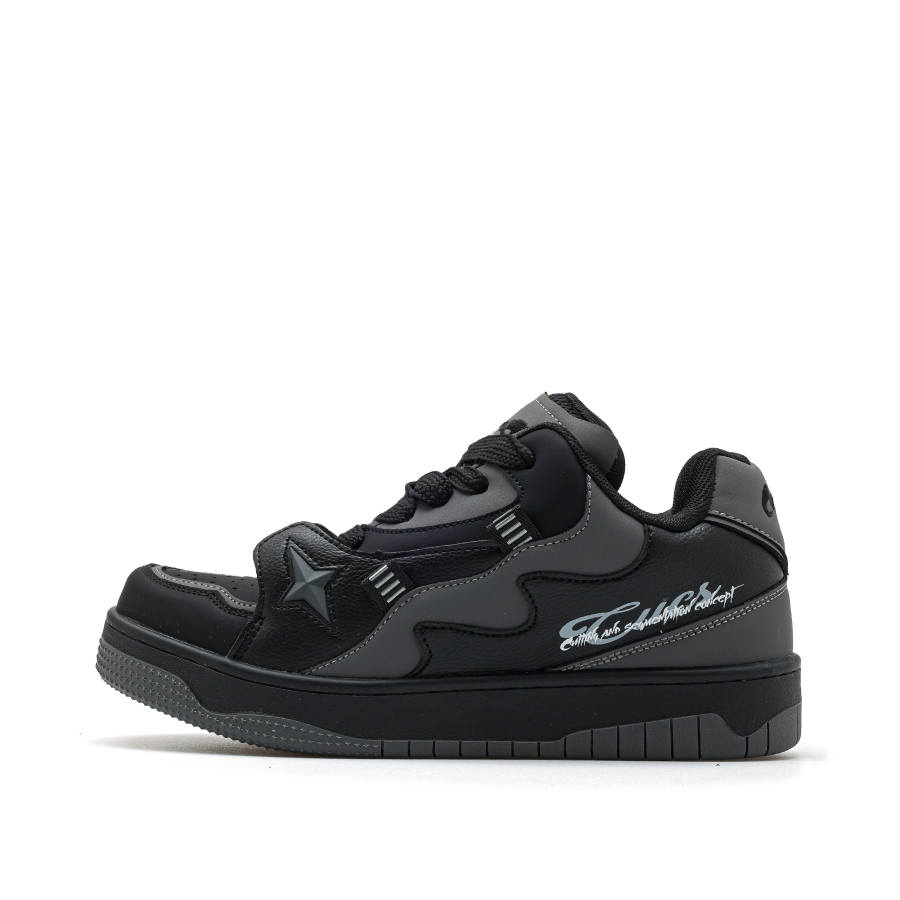 CUCS Black Warrior Microfiber Leather Slip Resistant Abrasion Resistant Slip Resistant Abrasion Resistant Low top