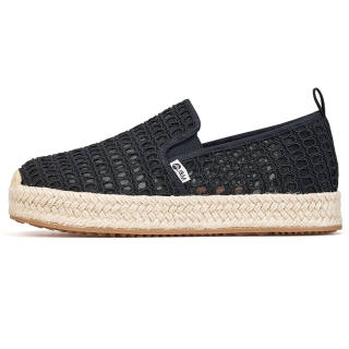 Joy&Mario Espadrilles Women's Black/Gold/Ecru