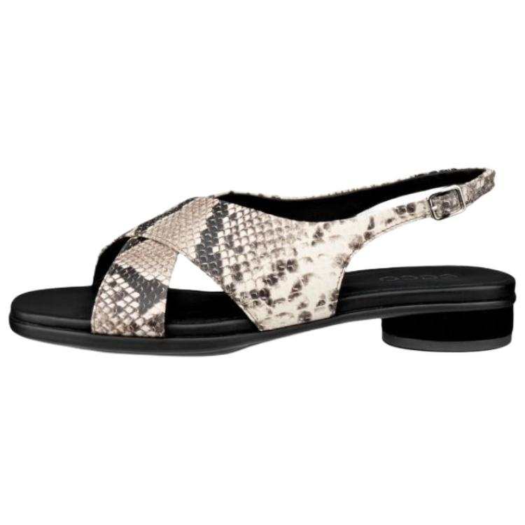 Ecco Ecco Sculpted Alba 25 Leather One Strap Sandals 3cm Women's Beige