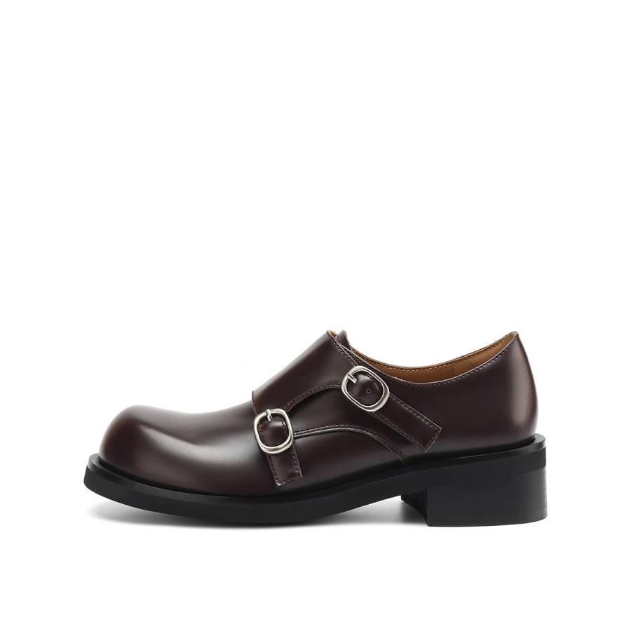 Rosa Bianca Cow Leather Loafers 4.1cm Women's