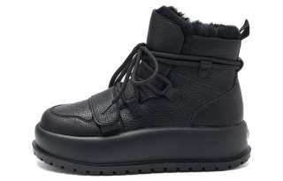15 MINS Snow Boots Women's Black/Beige