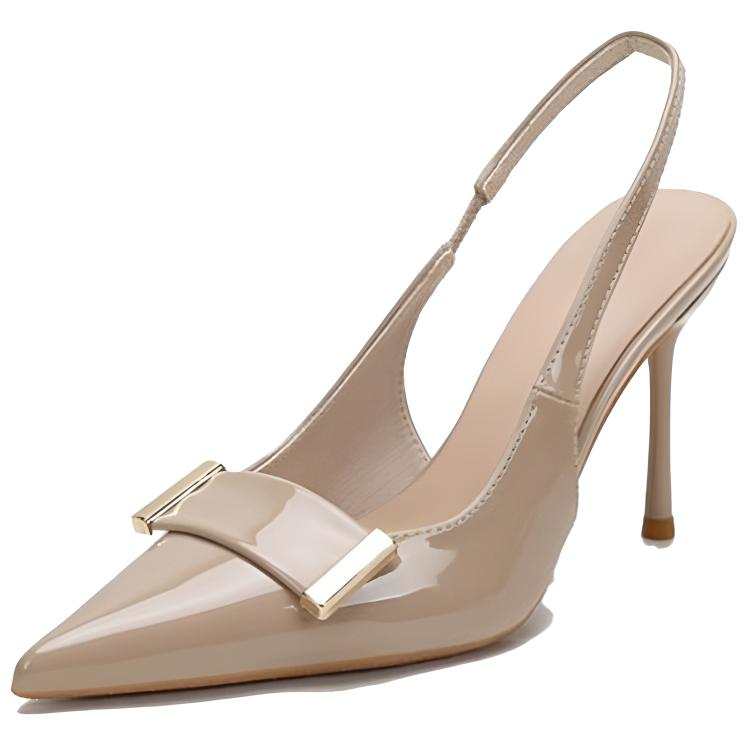 TATAYA Microfiber Leather Slim Heel High Heels Women's