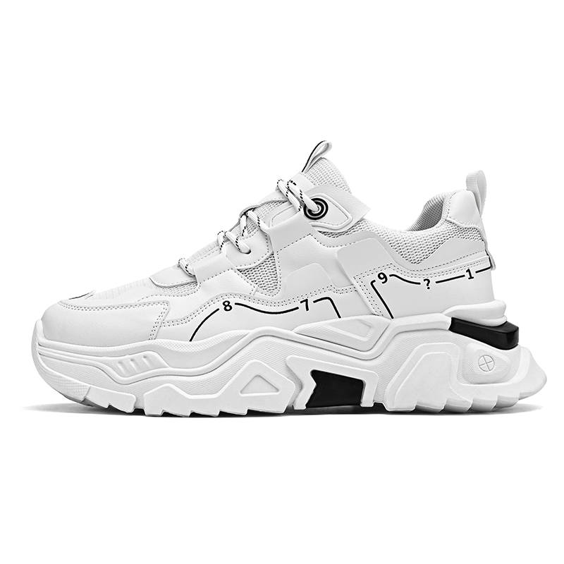 DAOTUSEN Cushioning Breathable Cushioning Breathable Low top Chunky Sneakers Men's