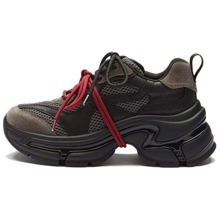 Le Saunda Fabric Height Increasing Height Increasing Low top Chunky Sneakers Women's