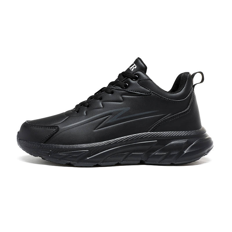 NMR NMR Microfiber Leather Lightweight Low top Casual Shoes Men's Black