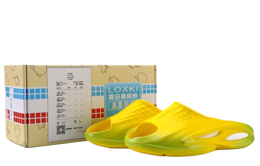 LOXKI Summer Fruit Fiesta Slide Slippers Unisex Upgraded