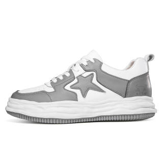 Mansion bull GONGNIUSHIDI Cow Leather Low top Skateboard Shoes Unisex
