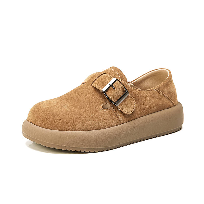 VAEL Birkenstock Shoes Suede Casual Shoes Women's Brown