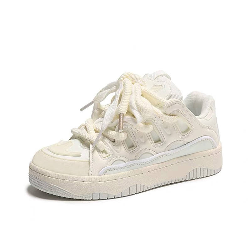 CHERRY&KALIKA Microfiber Leather Abrasion Resistant Low top Skateboard Shoes 3.5cm Women's