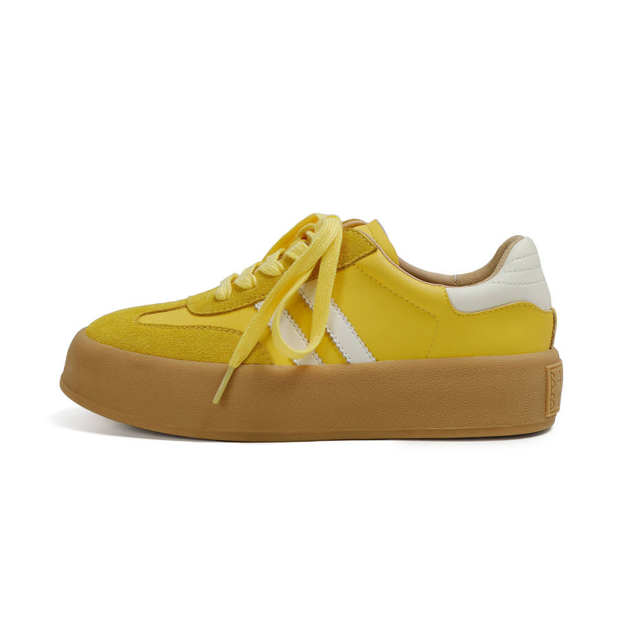 BOJUEMAO Cow Suede Minimalist Fashion Abrasion Resistant Abrasion Resistant Casual Shoes Women's