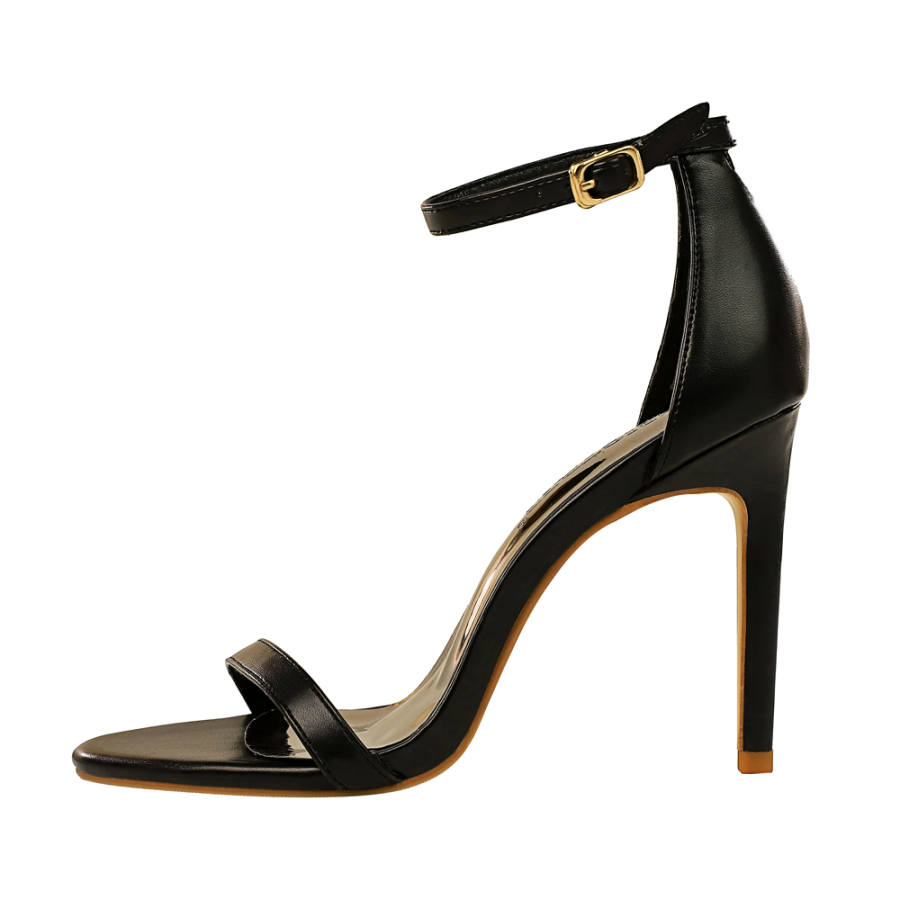 QITUMAUL One Strap Sandals 10cm Women's