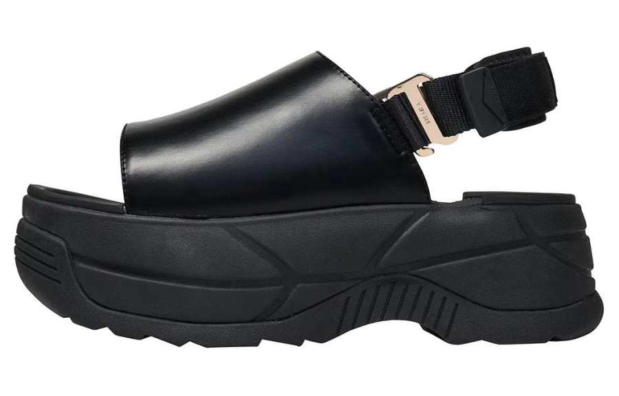 Shaka Vacay Chunky One Strap Sandals Women's Black