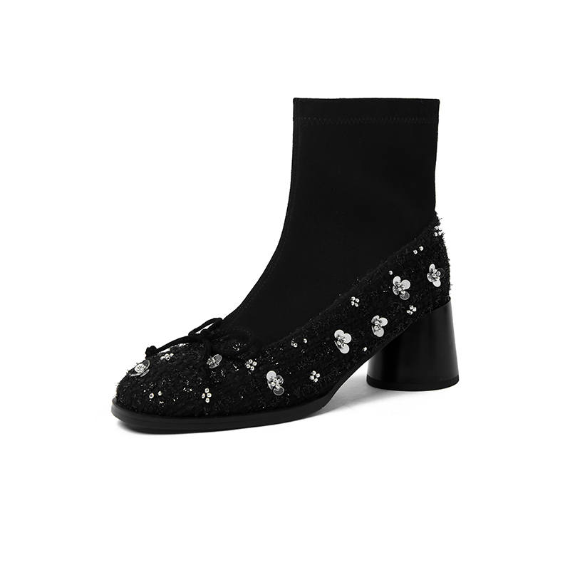 CAMEIDO Ankle Boots 6CM Women's Black