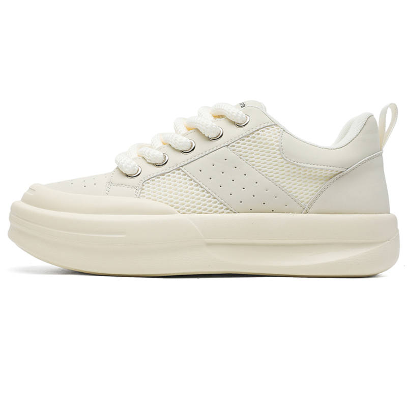 WEISHIBANGWEI Mesh Lightweight Low top Casual Shoes Men's White